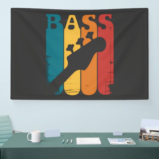 Bass Guitar Banner (Tradeshow)
