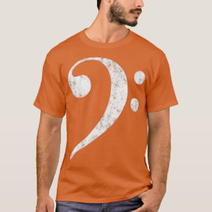 Bass Guitar Clef For Bass Player Bassist  T-Shirt