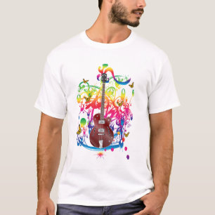 Bass Guitar Colour splash T-Shirt
