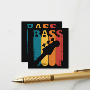 Bass Guitar Enclosure Card
