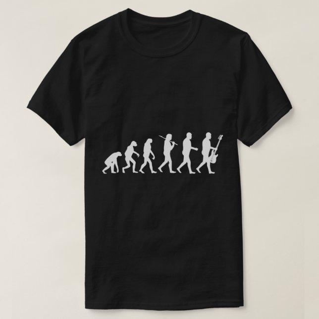 Bass guitar evolution Classic T-Shirt (Design Front)