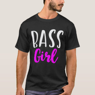 Bass Guitar Girl Player Women  Cute T-Shirt