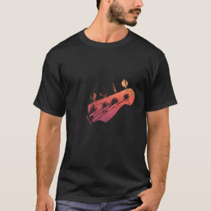 Bass Guitar Headstock For Bassist And Bass Player T-Shirt