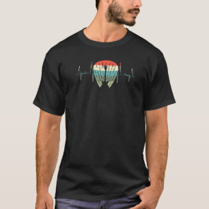 Bass Guitar Heartbeat Musician For Bass Player Pre T-Shirt