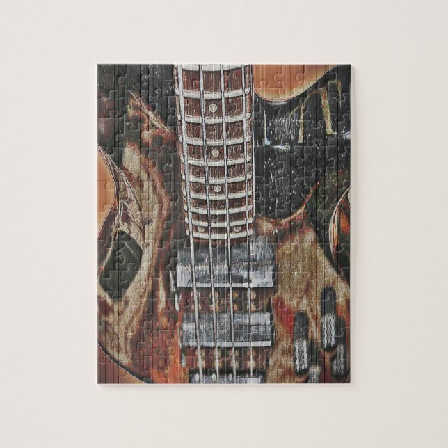 Bass Guitar Jigsaw Puzzle (Vertical)