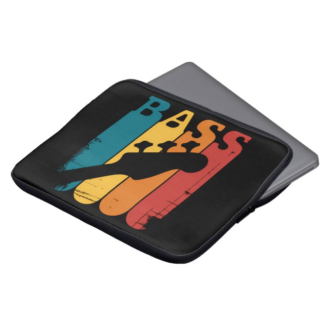 Bass Guitar Laptop Sleeve (Front Top)