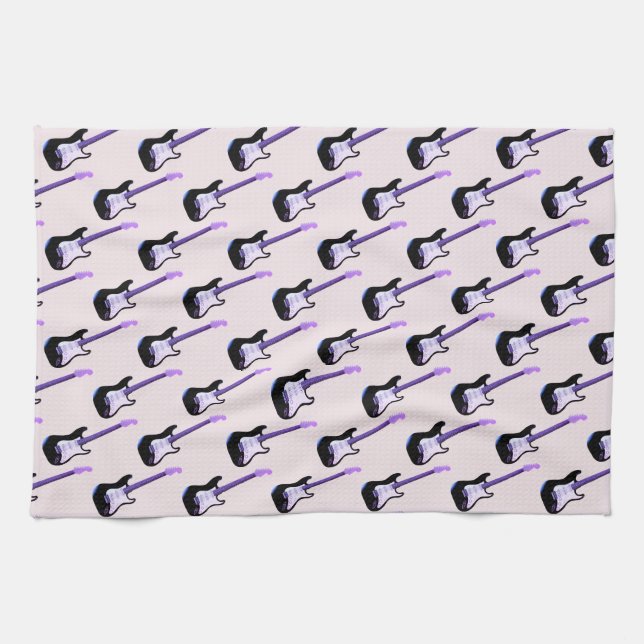 Bass Guitar , Music Tea Towel (Horizontal)