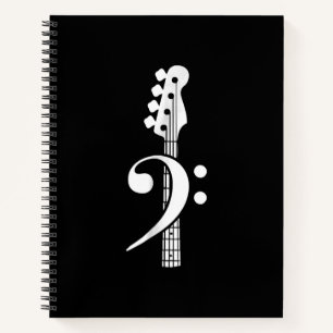 Bass Guitar Player- Bass Guitar Musician Notebook