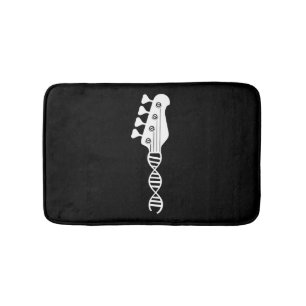 Bass Guitar Player Bassist Bath Mat