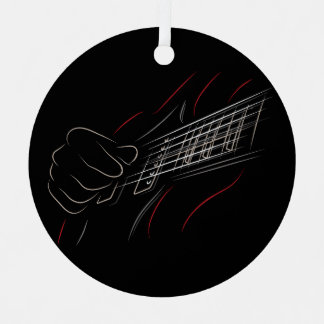 Bass Guitar Player Music Guitarist Musician Rock Metal Tree Decoration