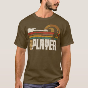 Bass Guitar Player Vintage Bass Clef Gift for Bass T-Shirt