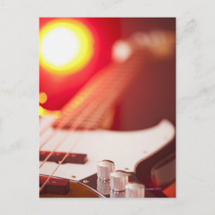 Bass Guitar Postcard
