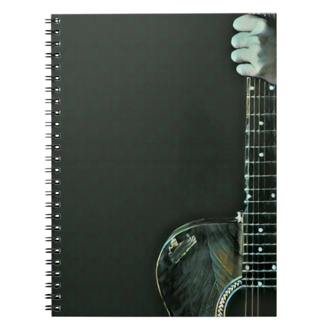 Bass guitarist gifts notebook (Front)