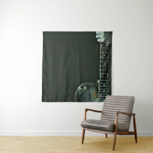 Bass guitarist gifts tapestry