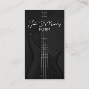 Bass Guitarist Guitar Bassist  Business Card