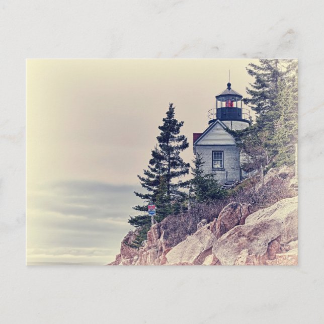 Bass Harbour Head Light Postcard (Front)