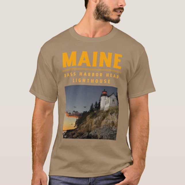 Bass Harbour Head Light T-Shirt (Front)