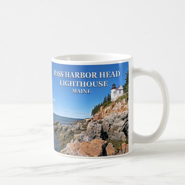 Bass Harbour Head Lighthouse, Maine Mug (Right)