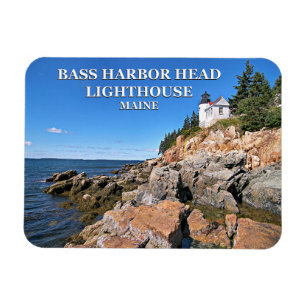 Bass Harbour Head Lighthouse, Maine Photo Magnet