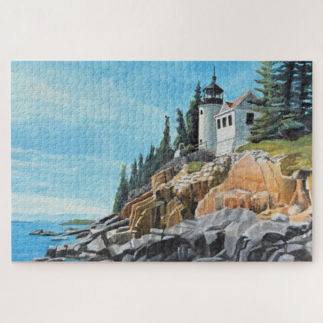 Bass Harbour Lighthouse 1014pc Puzzle (Horizontal)