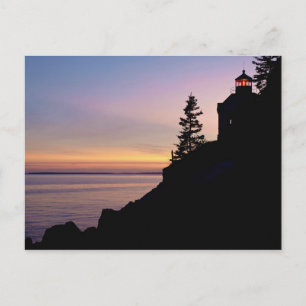 Bass Harbour lighthouse on Mt. Desert Island, Postcard