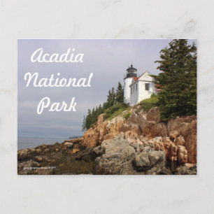 Bass Harbour Lighthouse postcard