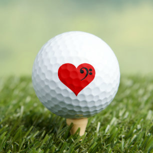 Bass Heart Golf Balls