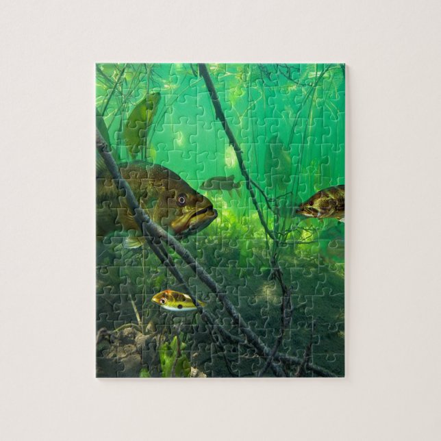 Bass Jigsaw Puzzle (Vertical)