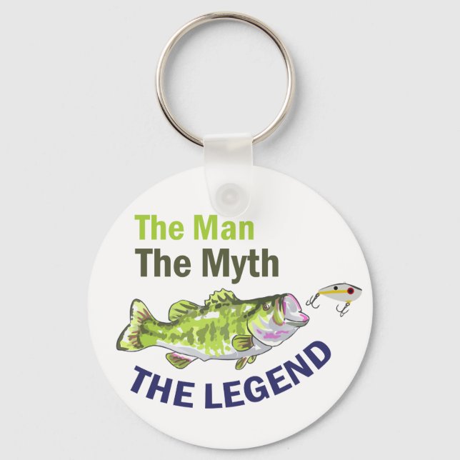 Bass Legend Key Ring (Front)