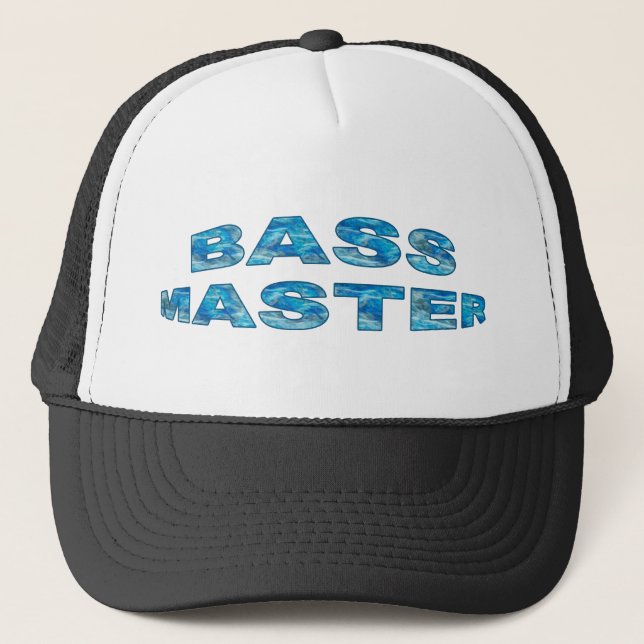 Bass Master Fishing Shirts Trucker Hat (Front)