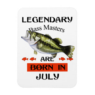 Bass Masters July Magnet