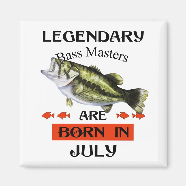 Bass Masters July Magnet (Front)
