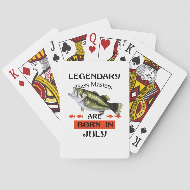 Bass Masters July Playing Cards (Back)