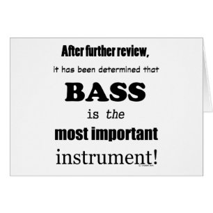 Bass Most Important Instrument