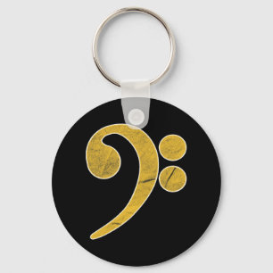Bass Music Guitar Musician Key Ring