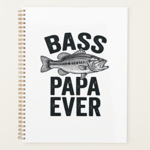 Bass Papa Ever Vintage Fishing Dad Shirt Design_1 Planner