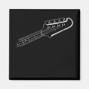 Bass Player Bass Guitar Musical Design Magnet