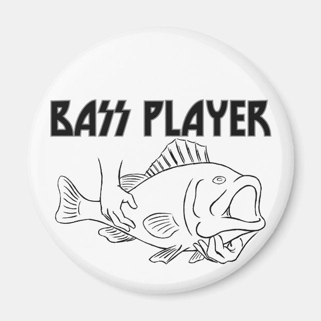 Bass Player Magnet (Front)