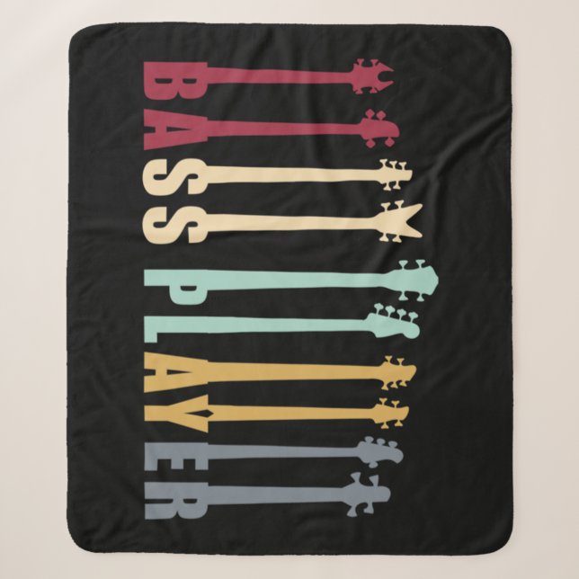 Bass player sherpa blanket (Front)