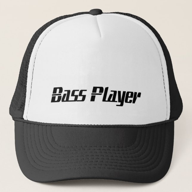 Bass Player Trucker Hat (Front)