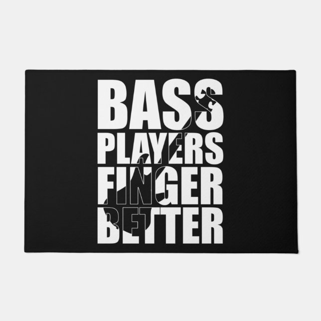 Bass players fingers better doormat (Front)