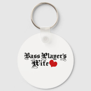 Bass Player's Wife Key Ring