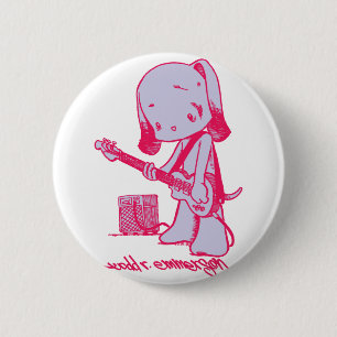 Bass Puppy 6 Cm Round Badge