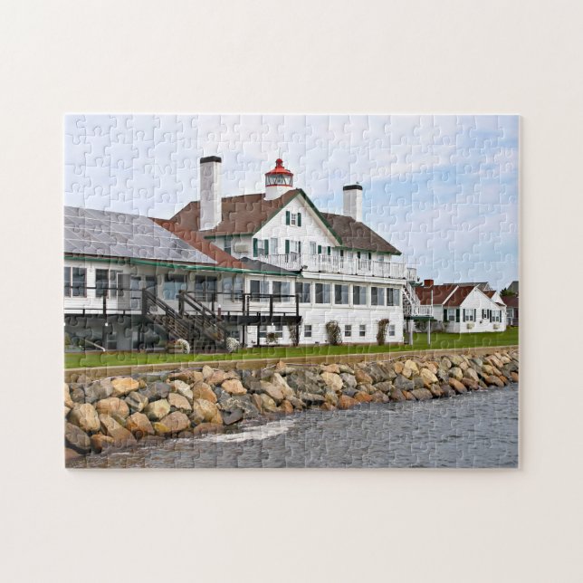 Bass River Lighthouse, Massachusetts Jigsaw Puzzle (Horizontal)