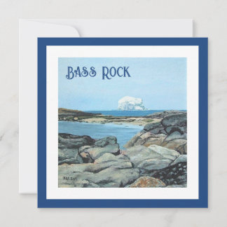 Bass Rock, North Berwick, Scotland by Pola.B.Alex  Holiday Card