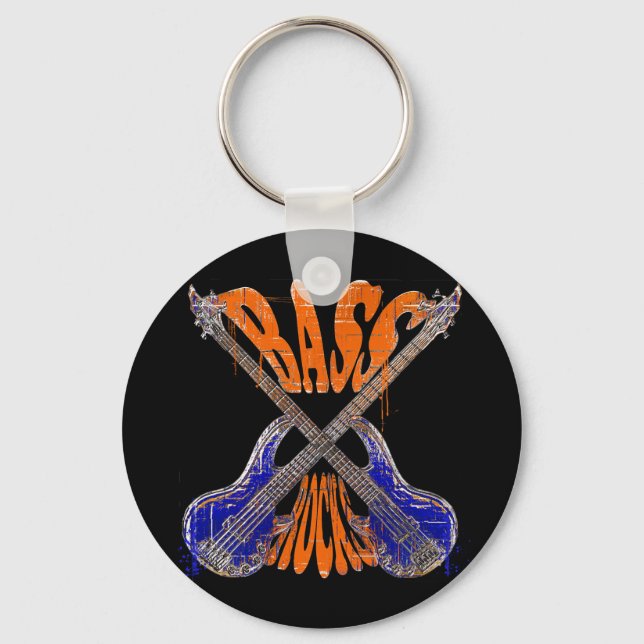Bass Rocks Key Ring (Front)
