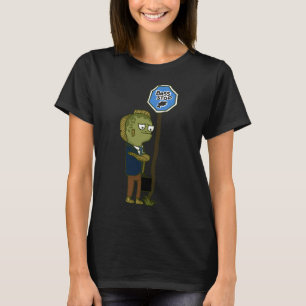 Bass Stop – Cute Bass Fish Pun Illustration T-Shirt