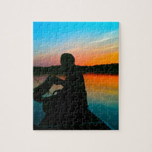 Bass Sunset Jigsaw Puzzle