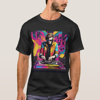 Bass Techno Trance Raves DJ Graphic T-Shirt