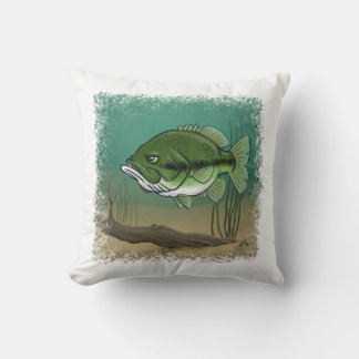 Bass Throw Pillow